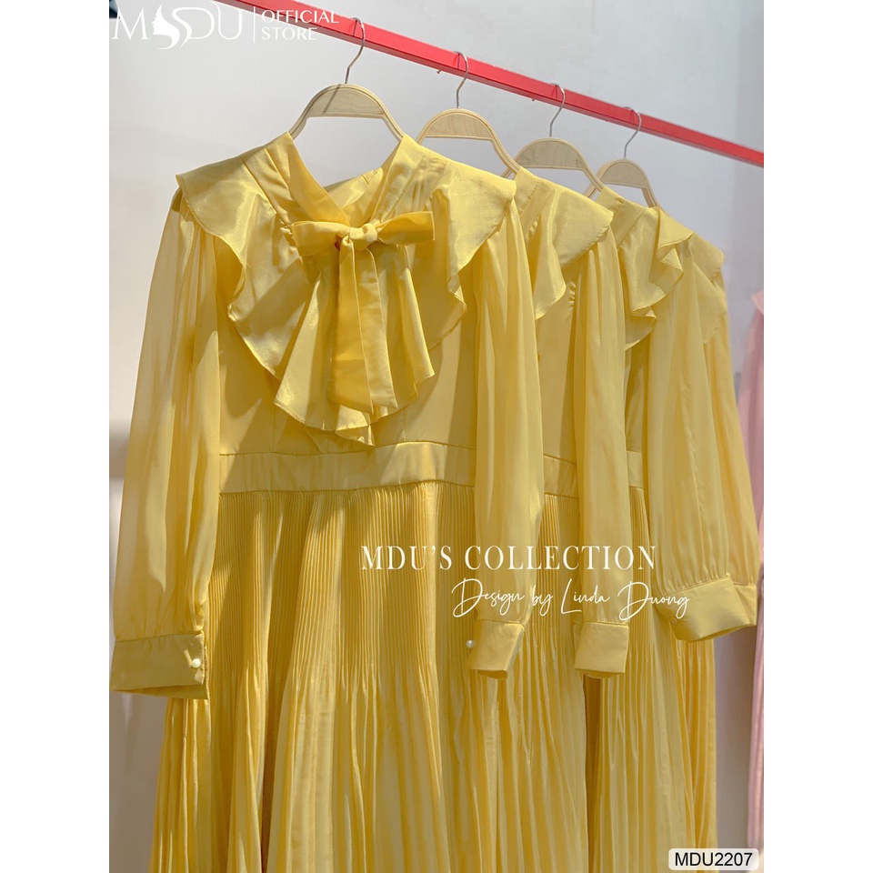 MDU2207 Váy xòe tơ Hàn cao cấp, nhẹ nhàng, không bai, không xù