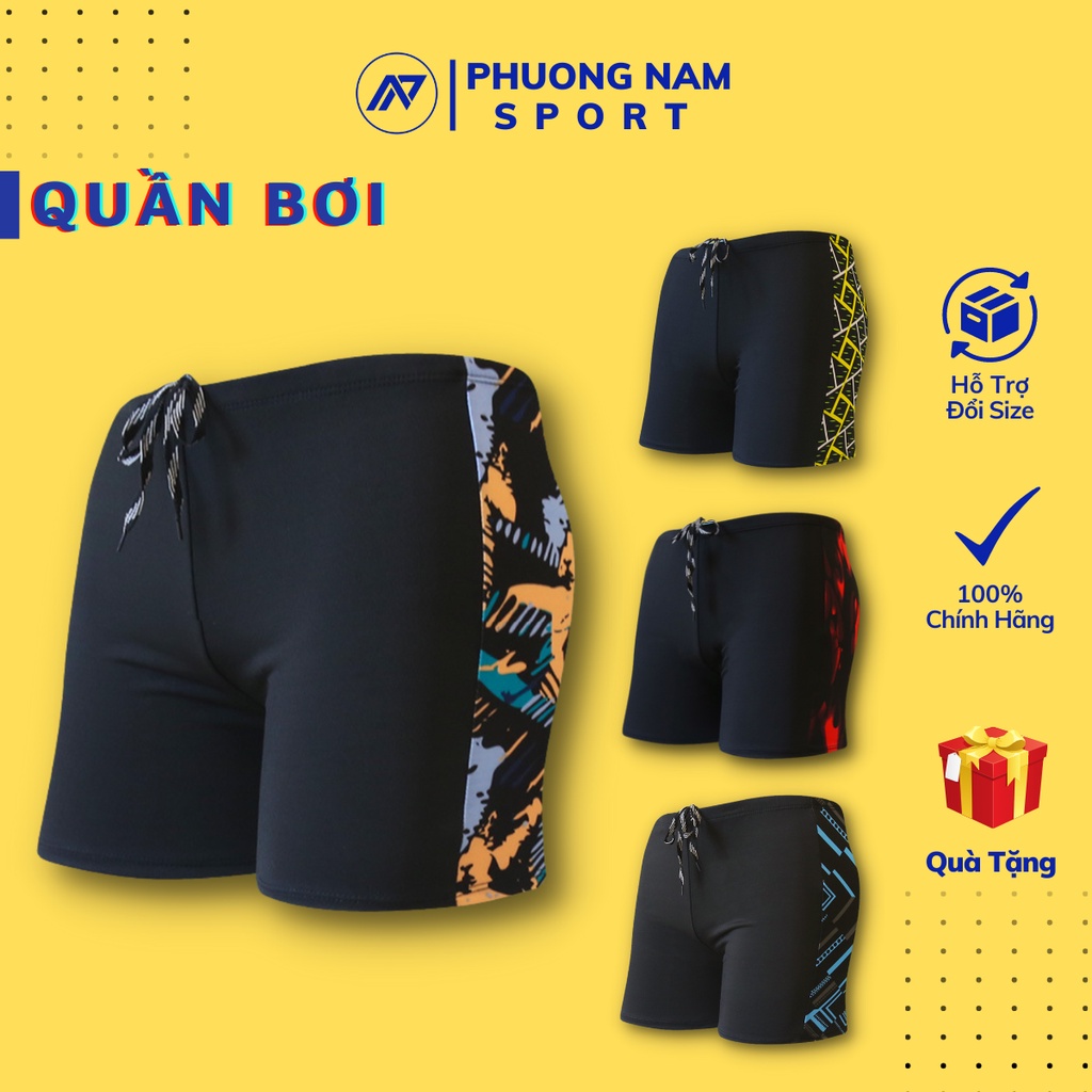Quần bơi nam chính hãng YLIKE kiểu dáng thể thao cao cấp co dãn 4 chiều chống thấm tốt,nhanh khô