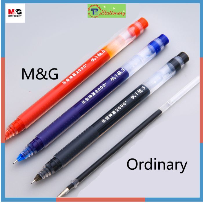 Bút nước MG 0.5mm KO RUỘT dung lượng đại siêu mướt ko gai không tắc mực V 3401 - 1 chiếc