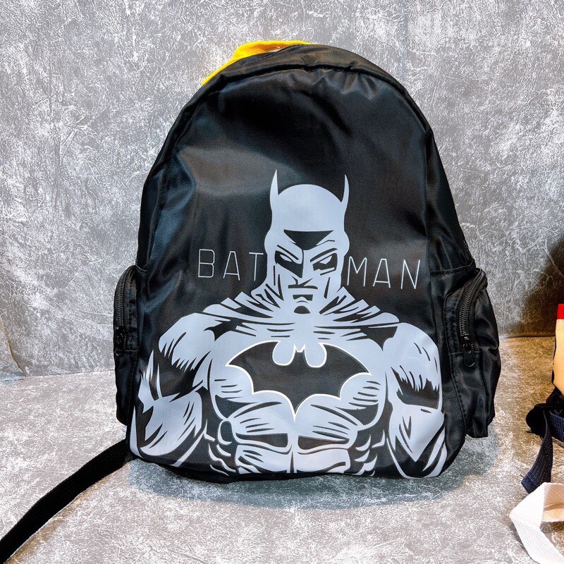 (HÀNG XUẤT XỊN) Balo Z.a.r.a Batman nhí phong cách cho bé trai mẫu giáo