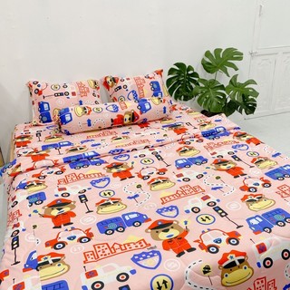 Ga gối thun Hàn Quốc( kèm 2 vỏ gối nằm, 1 vỏ gối ôm)
