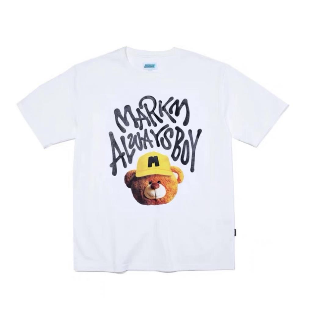 Áo thun tay lỡ markm hàn quốc unisex form rộng , áo phông street style nam nữ FRESHIP