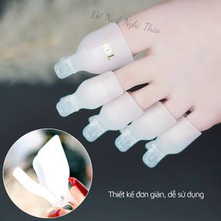 Kẹp ủ phá gel móng chân set 5 cái Nghi Thảo Nails