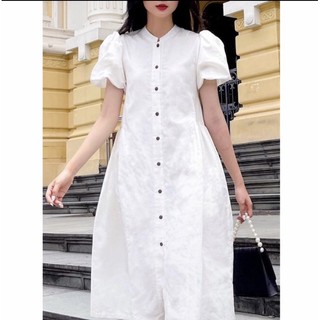 Rập giấy thiết kế, Rập giấy đầm váy nữ dáng sơ mi tay phồng , Rập giấy A0 cắt sẵn