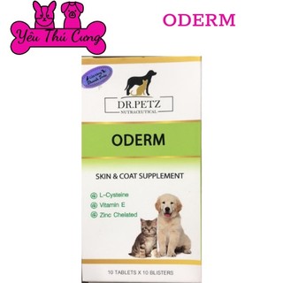 Oderm phòng rụng lông, kích thích mọc lông trên chó mèo - yêu thú cưng