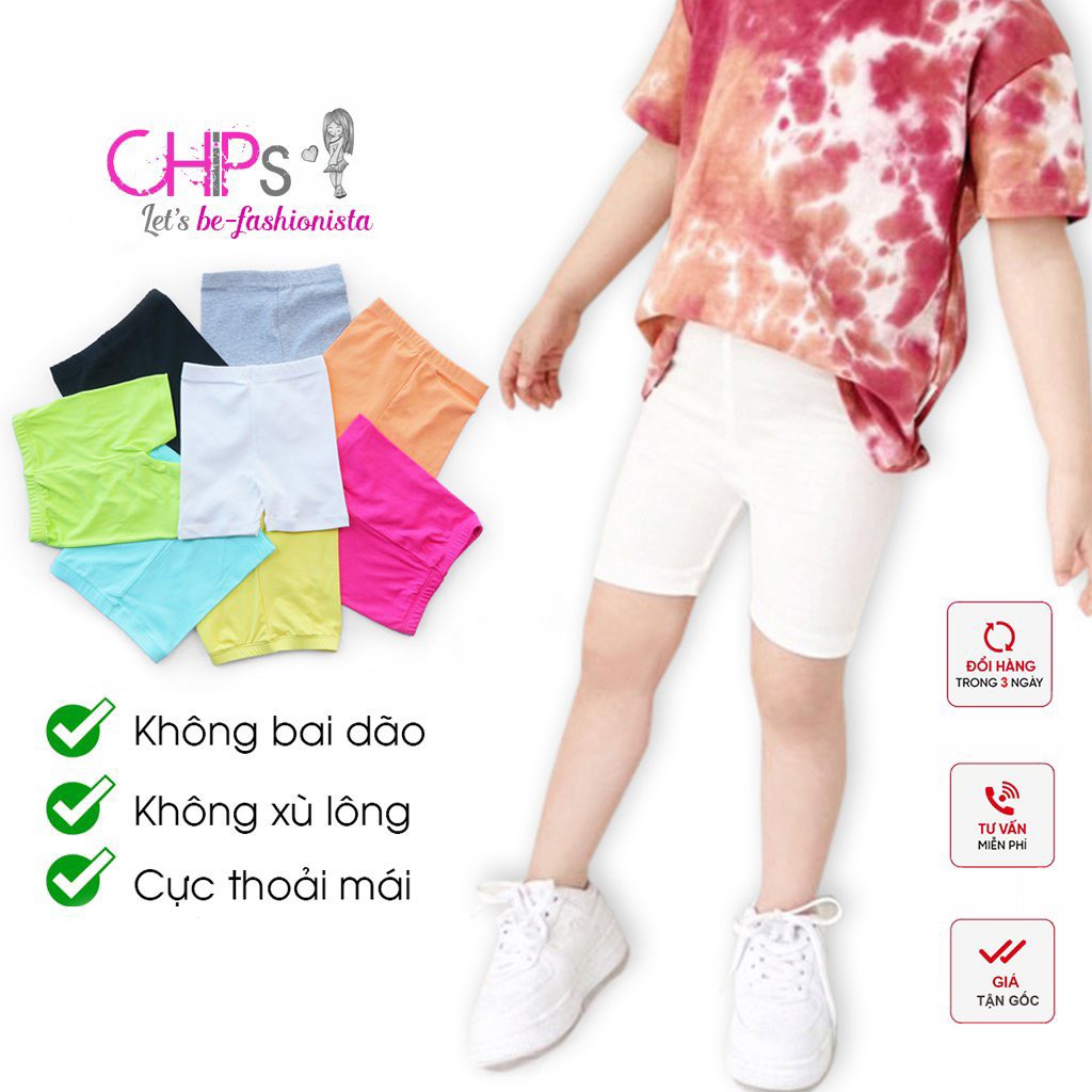 quần legging đùi mùa hè cho bé trai bé gái chất bozip