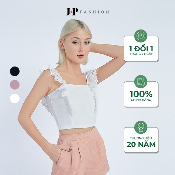 Áo thun nữ hai dây bèo ren J-P Fashion B 10507297