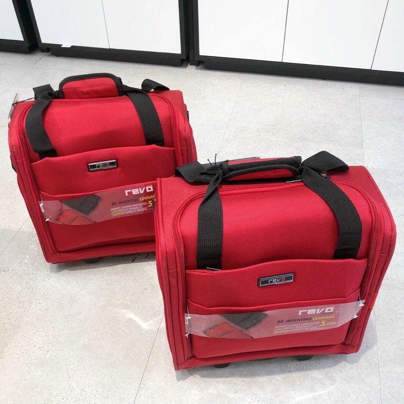 Vali/ túi kéo doanh nhân  Ted Baker Tracker travel bag--tone trắng xanh sang trọng