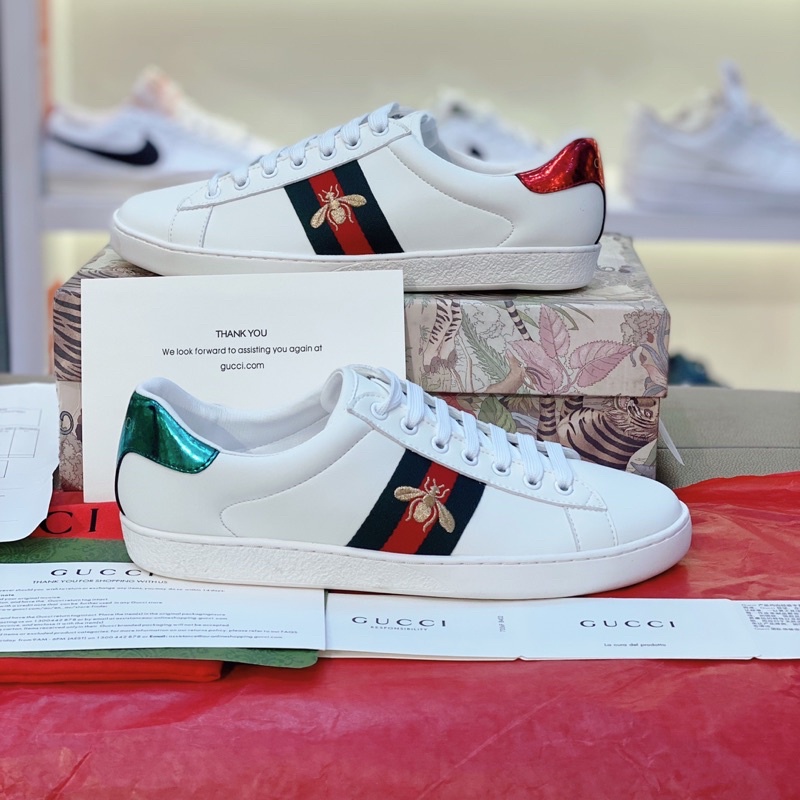 Giày Thể Thao " Gucci ong " New Sneaker , Giày Hot trend , Freeship toàn quốc , Full Box Ảnh Thật