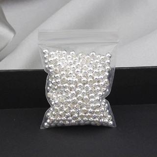 [10 VIÊN] Bi bạc tròn 2-4mm bạc 925