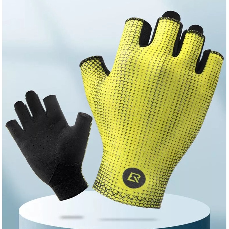 Rockbros Găng Tay Hở Ngón , chống UV , ống dài , chính hãng Rockbros S296