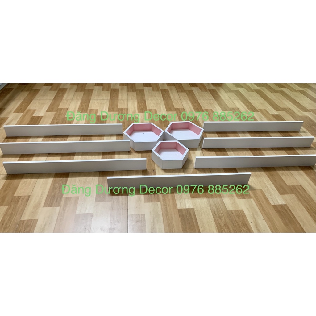Combo 4 thanh kệ Nail trơn hiện đại - Tiện lợi dễ lắp đặt , dài 80cm