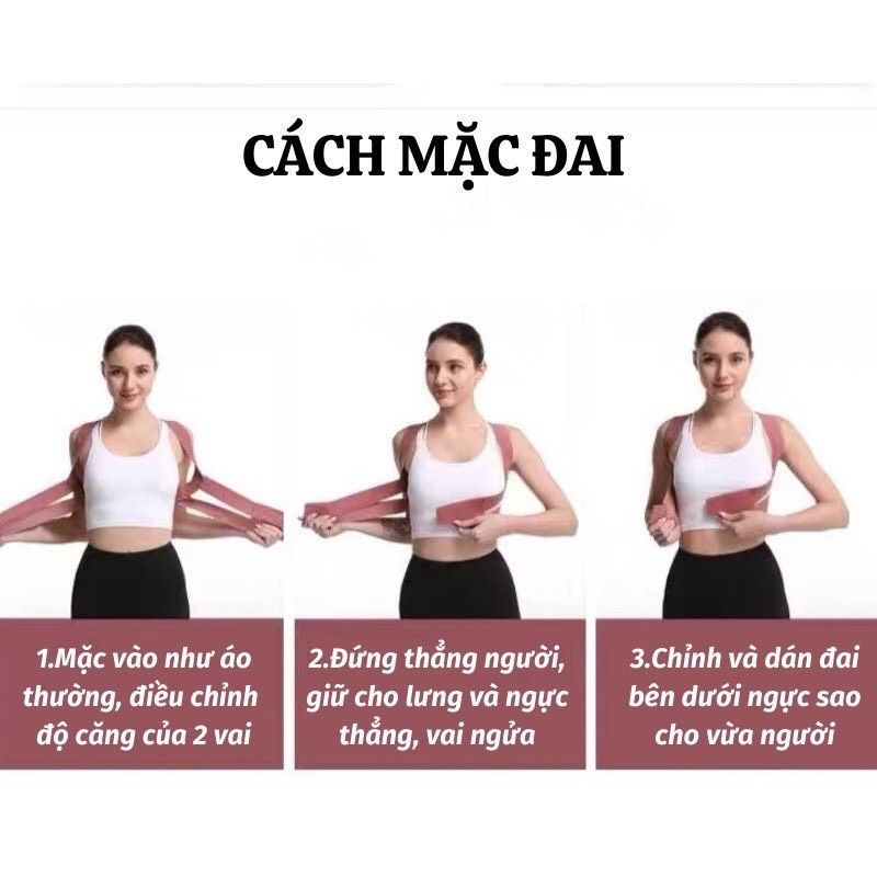 Đai chống gù lưng giữ thẳng cột sống thiết kế thông minh dành cho nam và nữ XIAOMIMI