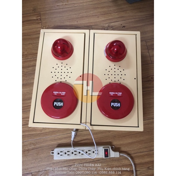 Bộ tổ hợp Liên Gia chuông đèn nút 220v có dây