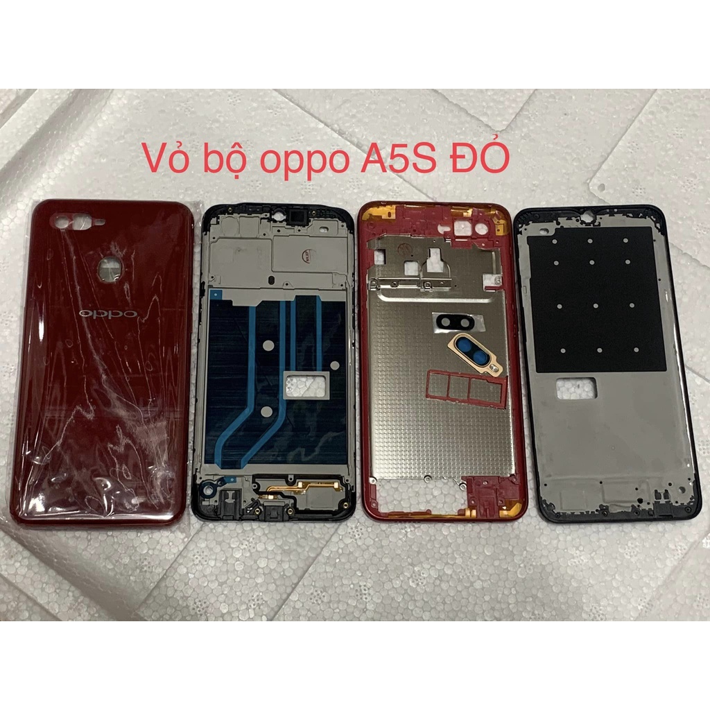 Vỏ bộ Full Oppo A5s Đỏ new