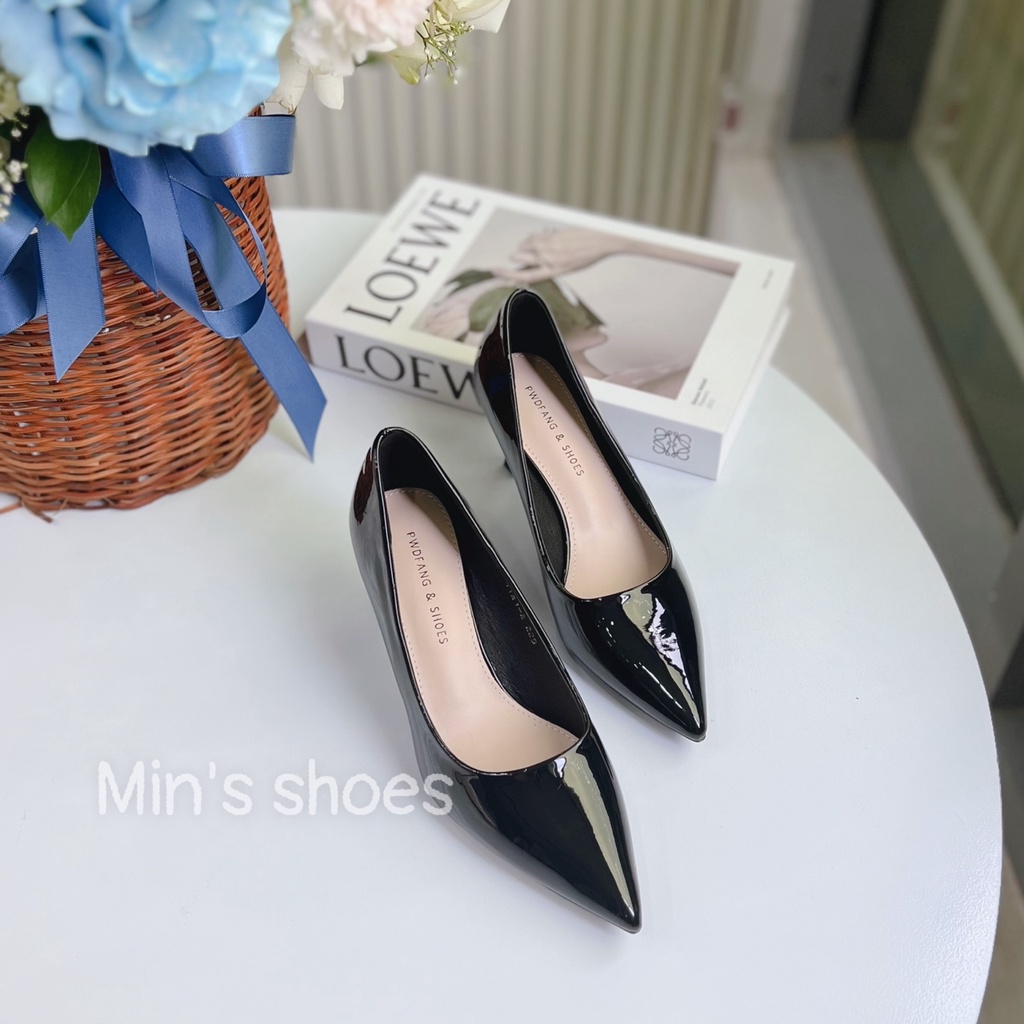 Min's Shoes - Giày Cao Gót Mũi Nhọn Da Nano Mềm Cao Cấp C97