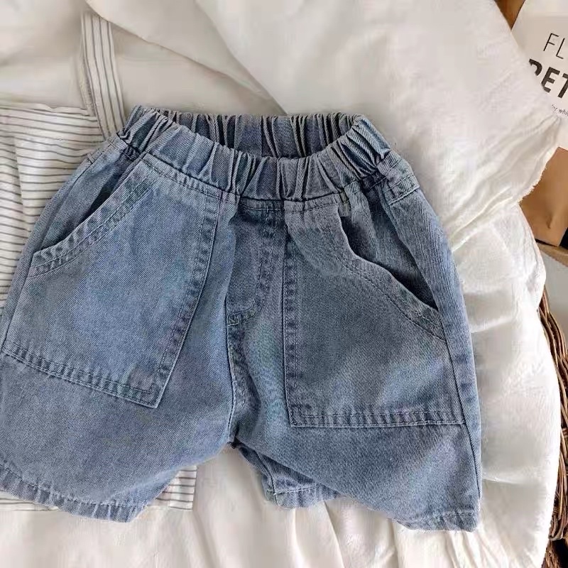 Quần Short Jean Mềm Cho Bé 03