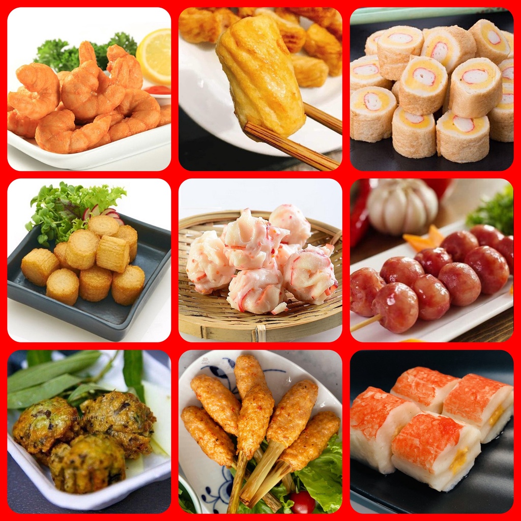 (số 2) Viên Thả Lẩu Chia Lẻ Nhỏ - Cá Viên - Xiên Que < NuNu Food >