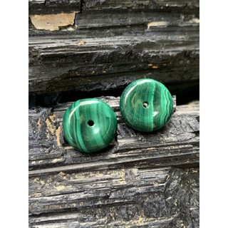Đồng điếu đá lông công malachite | cada decor