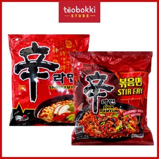 Mì Shin Ramyun vị cay Nongshim (mì xào khô/mì nước)