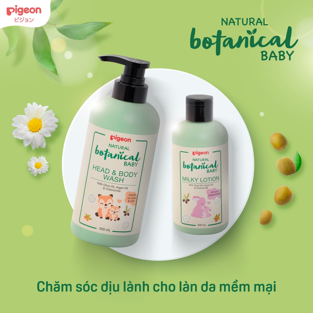 Bộ 3 Bước Chăm Sóc Da Cao Cấp Cho Bé Botanical Pigeon