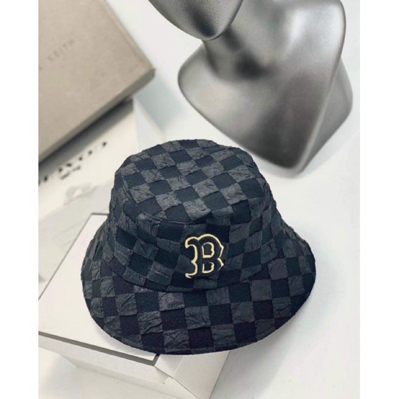 MŨ VÀNH BUCKET VẢI XỐP THÊU CHỮ B CÁ TÍNH NAM NỮ THỜI TRANG
