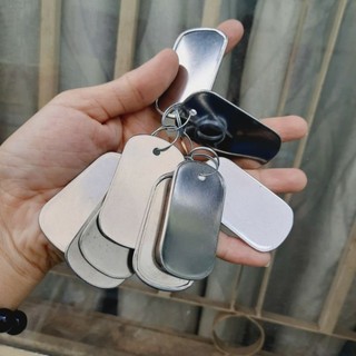 Sỉ_  50 THẺ BÀI Cạo Gió inox (Kích thước: 5x 2,5 cm)