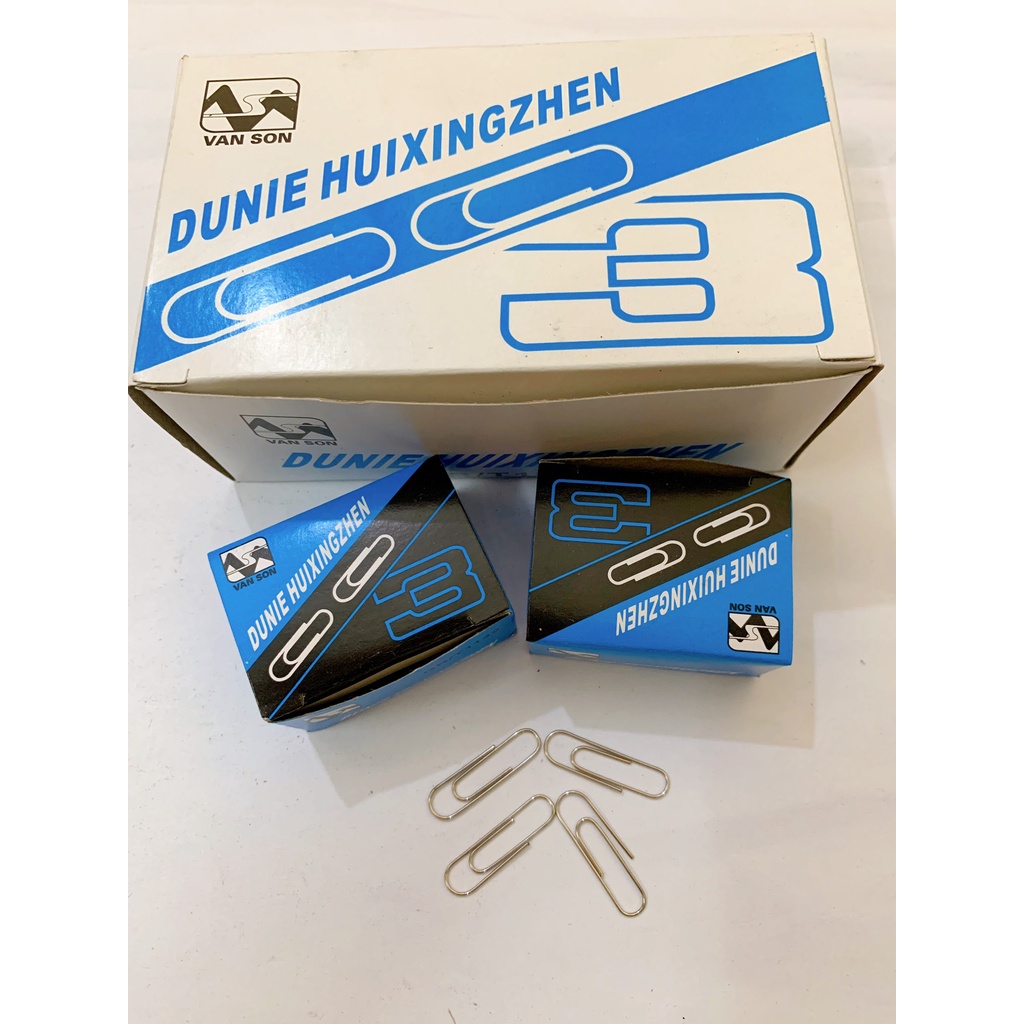 Ghim giấy, kẹp giấy tài liệu hồ sơ C32 [Đủ 100 kim]