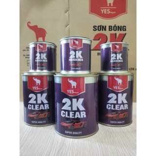 Sơn Phủ Bóng 2K Yes tim 1kg