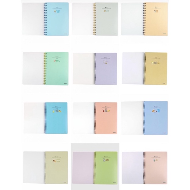 Sổ lò xo kép 80/120/200 trang dòng kẻ Caro B5 Klong