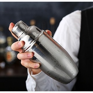 Bình lắc Shaker pha chế cocktail chất liệu inox (550ml)