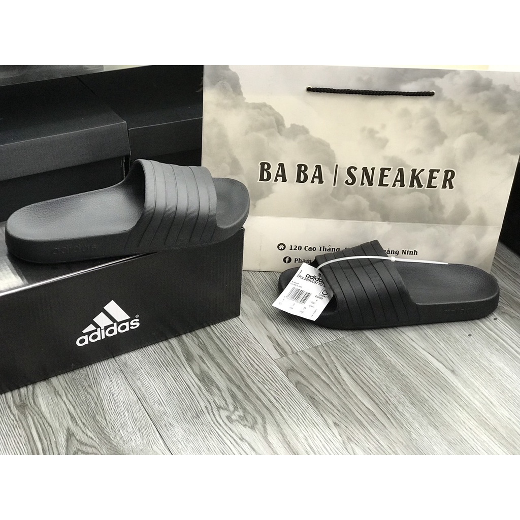 Siêu Phẩm Dép Đúc Adi.Das Chính Hãng Đen Cao Cấp Ảnh Thật + freeship + Tặng Tất