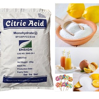 PHÚ NHUẬN-1kg Bột Chanh_Acid Citric  (bột chua, acid chanh, citric khan)