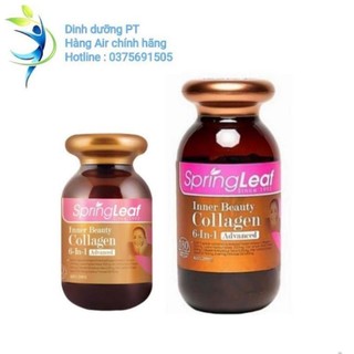 Viên uống collagen springleaf inner beauty collagen 6in1 đẹp da, giảm lão hóa úc hộp 90 viên và 180 viên