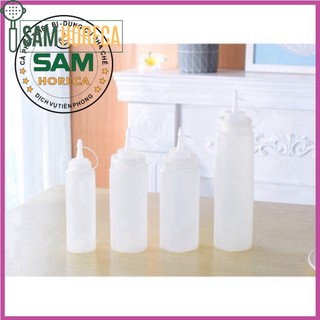 Lọ đựng siro, nước sốt, caramel chất liệu pp 360ml