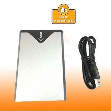 Box ổ cứng di động SSK SHE-V315 chuẩn 3.0 - Hỗ trợ đến 5Gbps (xám) Cao cấp chính hãng bh 6 tháng