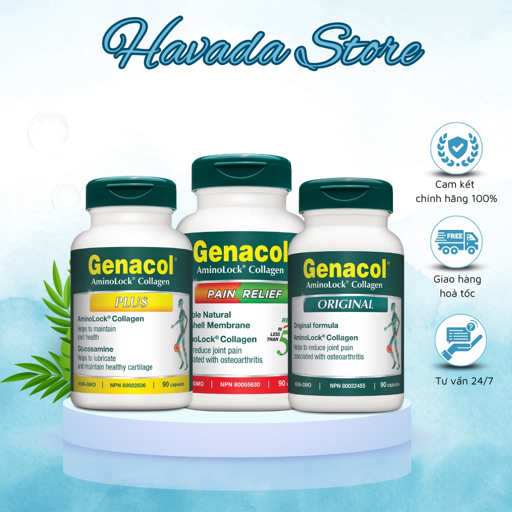 Viên Uống Xương Khớp Genacol-Canada Bảo Vệ Và Tái Tạo Sụn Khớp, Hạn Chế Thoái Hóa Khớp, Giúp Khớp Vận Động Linh Họat