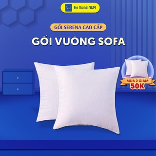 Gối tựa lưng sofa SERENA cao cấp Ruột gối vuông 45x45 tựa dựa kê lưng trang trí phòng khách văn phòng để ghế sofa