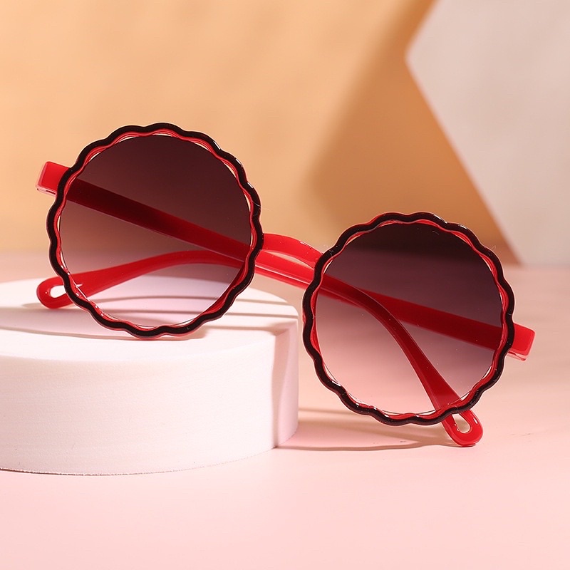 Kính râm cho bé gọng tròn phong cách hàn quốc