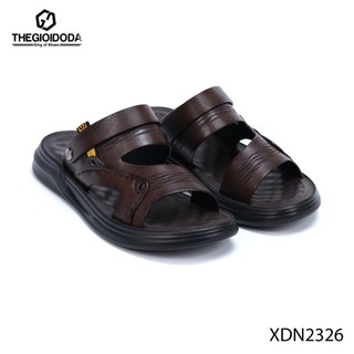 Xăng đan nam quai da miếng bản to thời trang 2326