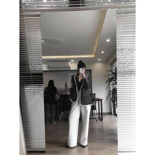 Áo vest blazer dạ nữ cao cấp