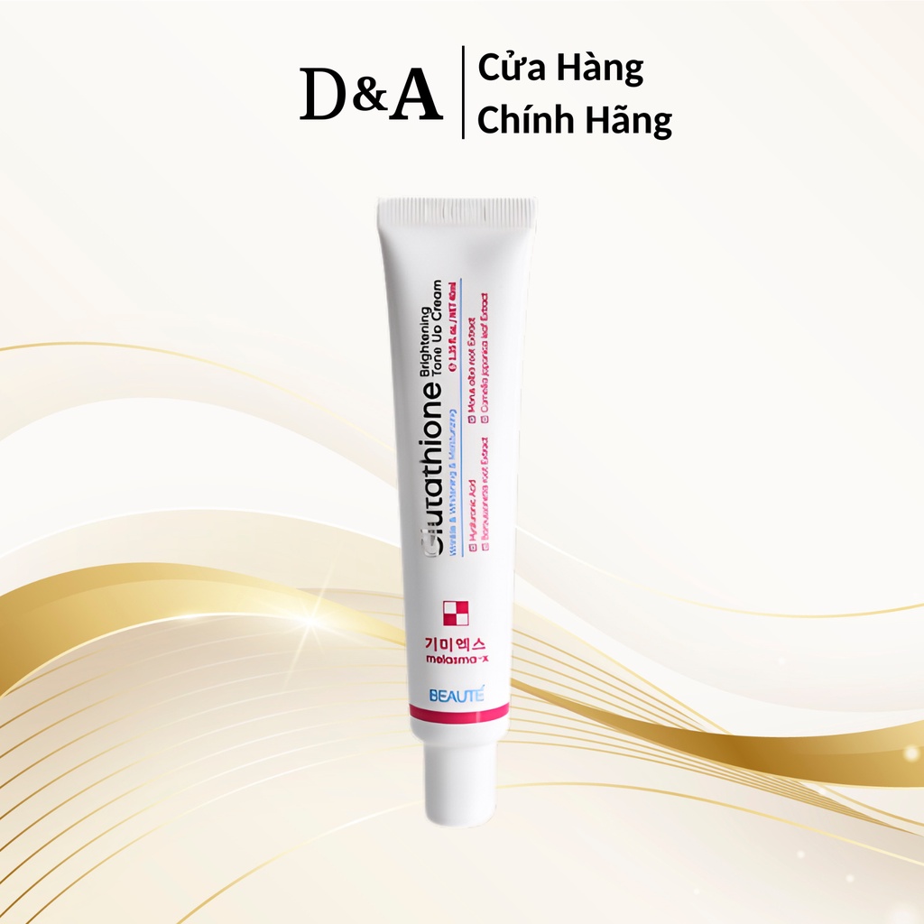 Kem Dưỡng Trắng Da Melasma-X 3D Glutathione Tone Up Cream - 40ml