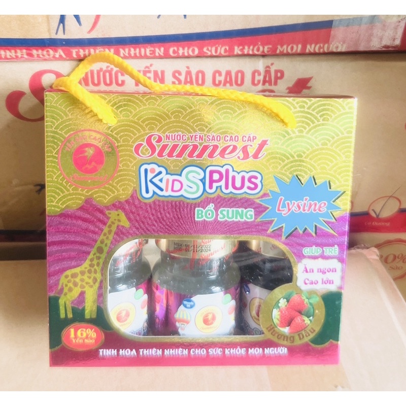 Yến sào Sunnest Trẻ Em, giải pháp giúp bé thông minh, cao lớn