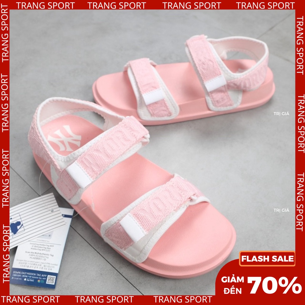 Sandal MLB NY thời trang đế bằng cao cấp fullbox