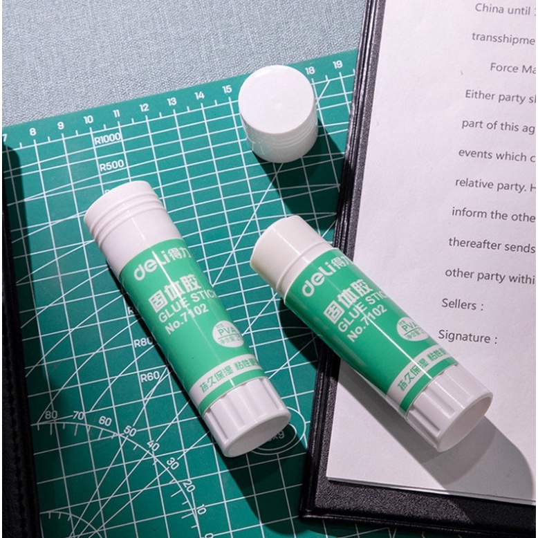 Keo khô Deli No.7101/7102/7103 chất liệu PVA đặc màu trắng