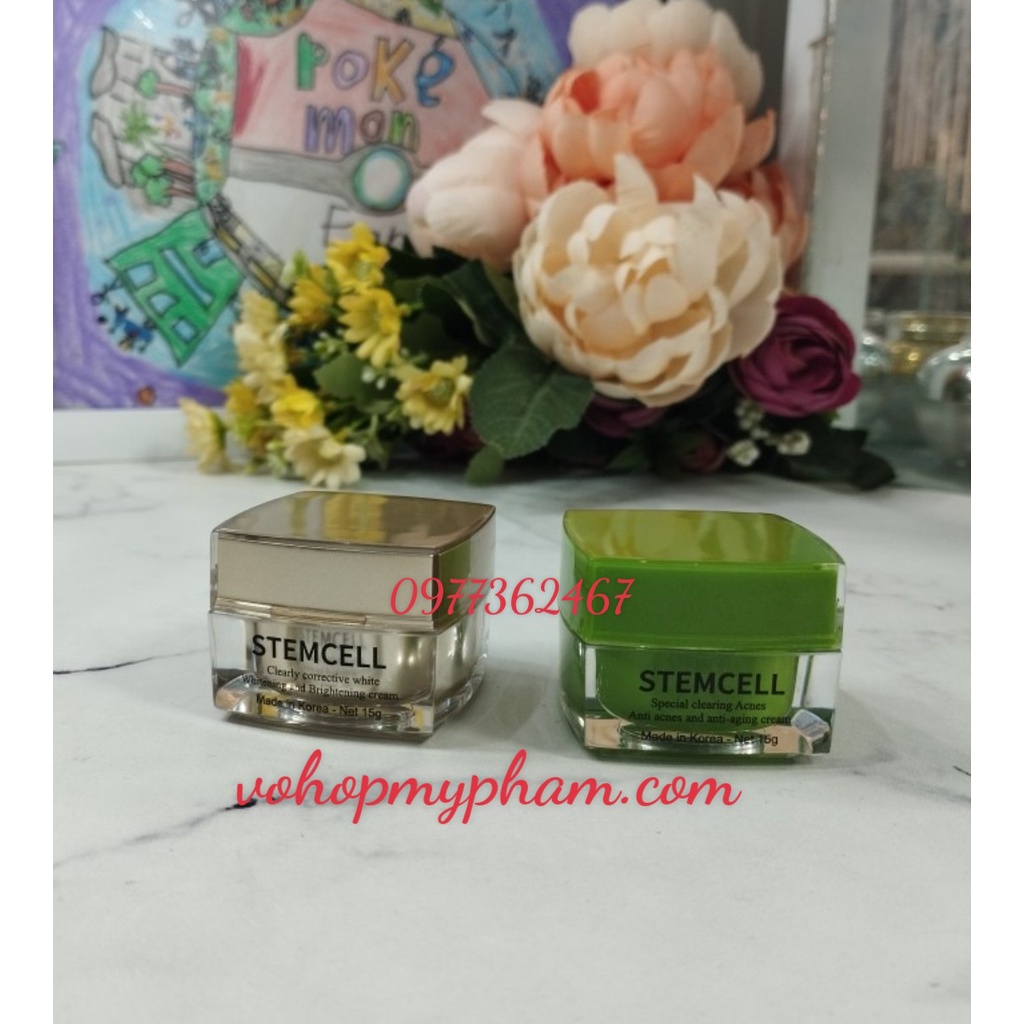 hũ đựng kem G 5ml, 10ml IN SẴN stemcell