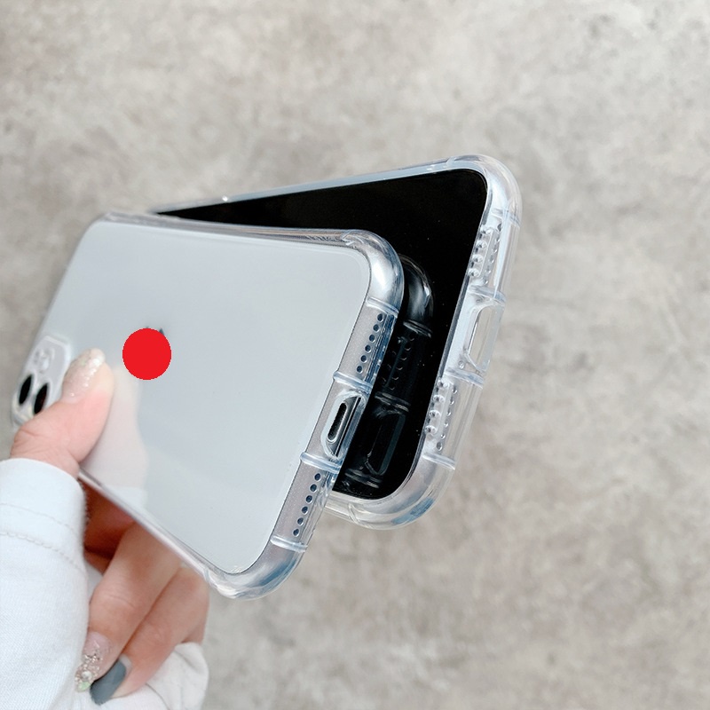 Ốp Lưng Điện Thoại Iphone Trong Suốt Phồng 4 Cạnh Chống Sốc Bảo Vệ Tốt Hơn Cho Dế Yêu Từ X > 13Promax