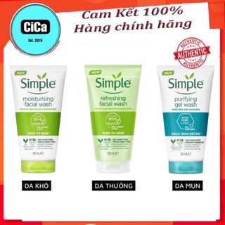 Sữa Rửa Mặt Simple Kind To Skin Refreshing