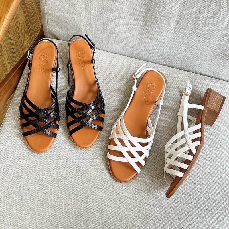 Sandals rọ Tigish 3 phân thời trang