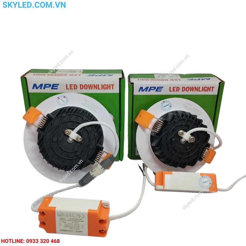 Đèn Led Downlight Viền Vàng MPE 5W-7W-9W-12W